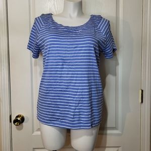 Rafaella Striped Top Blouse